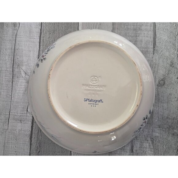 Pfaltzgraff Winter Frost Large Ceramic Serving Mixing Bowl With Floral Design - Picture 4 of 8